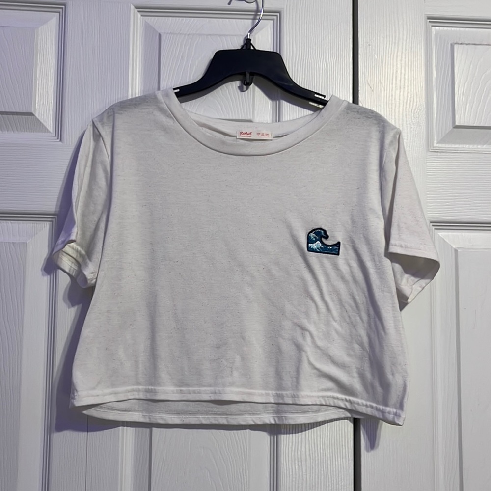 White Crop top